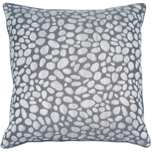 beau monde Malini Pebble Cushion In Grey