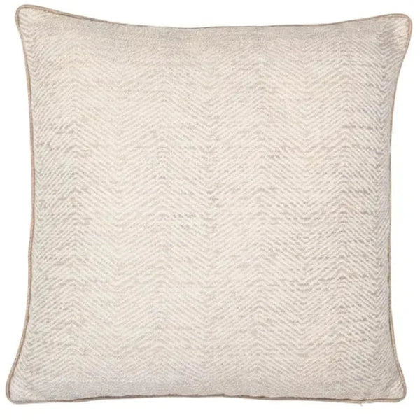 Beau Monde Malini Ripple Cushion In Natural