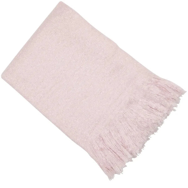 beau monde Malini Serena Throw In Baby Pink