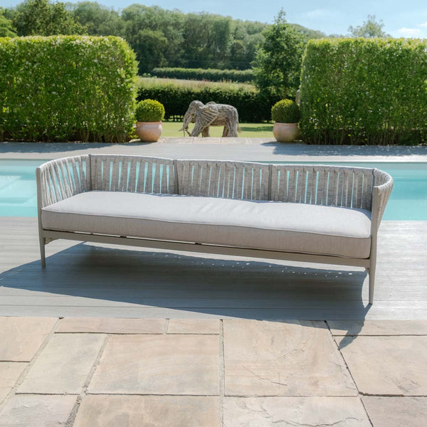 beau monde Maze Cool Linen Milan 3 Seat sofa set