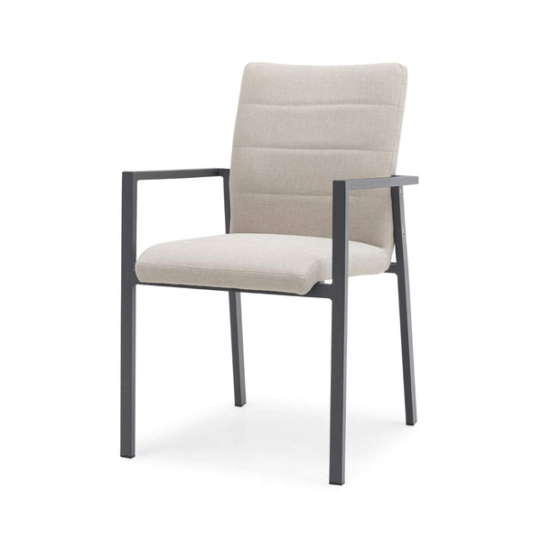 Beau Monde Maze Oatmeal Pair Of Ibiza Dining Chair