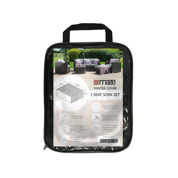 beau monde Maze Outdoor Cover for 3 Seat Sofa Set
