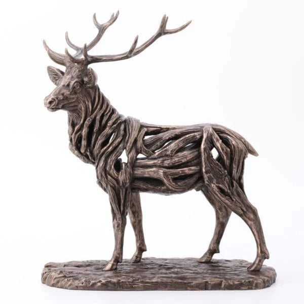 beau monde Mindy Brownes Stag Driftwood Sculpture
