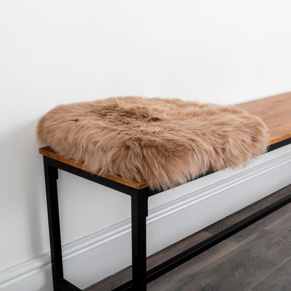 Beau Monde Native Home Square Sheepskin Chair Pad