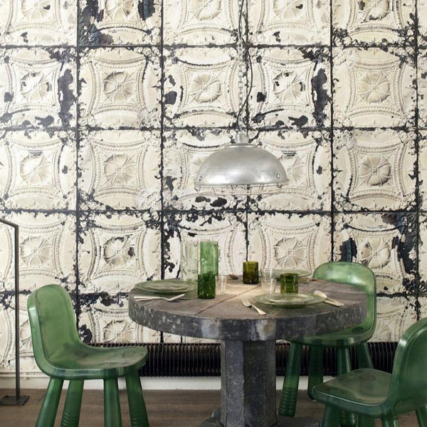 beau monde NLXL Brooklyn Tin Tiles White TIN-01