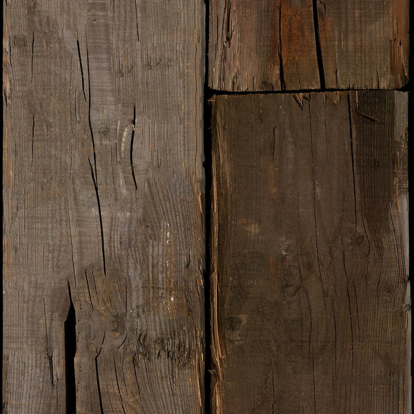 Beau Monde NLXL Brown Beams Scrapwood Wallpaper
