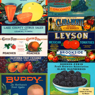 beau monde NLXL Crate Labels Wallpaper