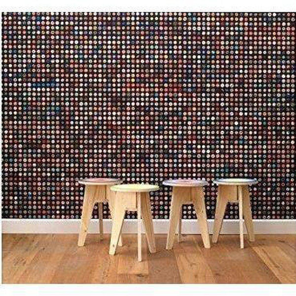 Beau Monde NLXL Crown Caps Wallpaper Black