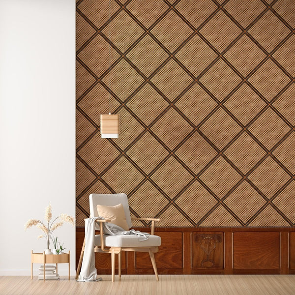 Beau Monde NLXL Framed Webbing Wallpaper