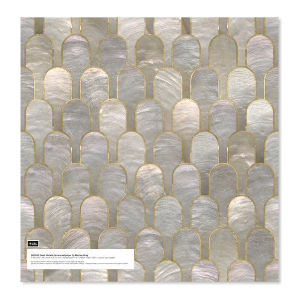 Beau Monde NLXL Nizwa Pearl Metallic Wallpaper