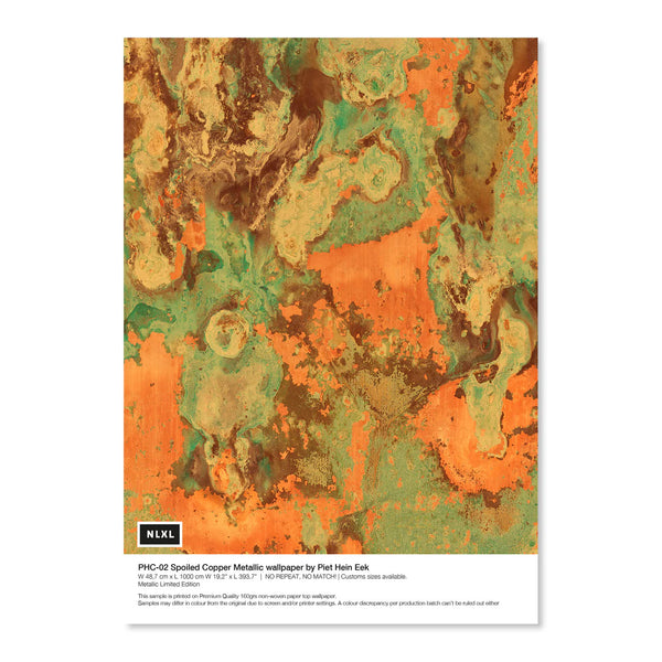 beau monde NLXL Spoiled Copper Metallic Wallpaper