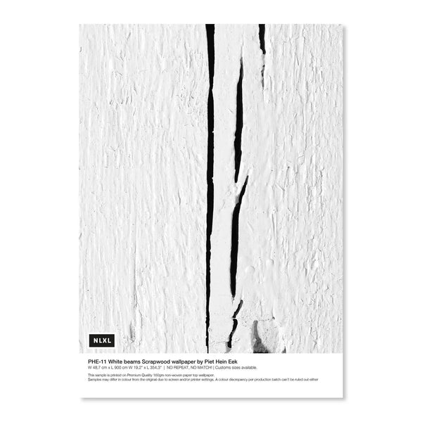 Beau Monde NLXL White Beams Scrapwood Wallpaper
