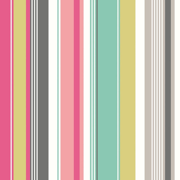 Beau Monde Ohpopsi Barcode Wallpaper - Raspberry