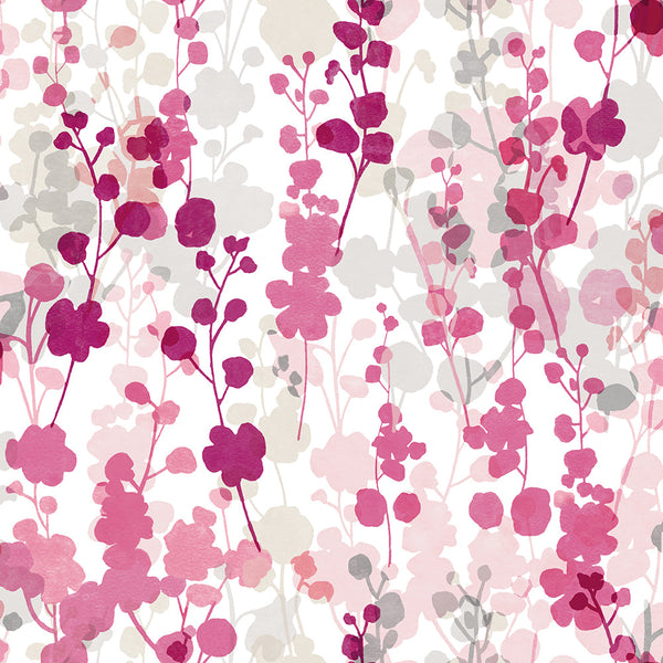 Beau Monde Ohpopsi Blossom Wallpaper - Raspberry