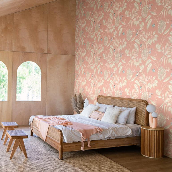 beau monde Ohpopsi Hummingbird Wallpaper - Rosewood