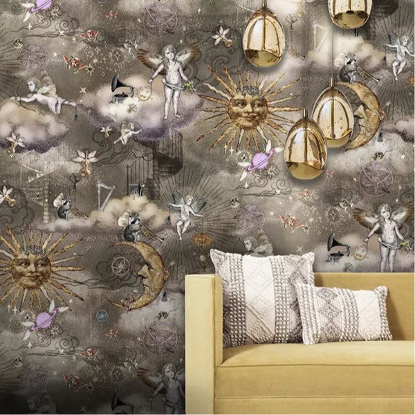 Beau Monde Santorus Celestial Wallpaper In Stormy