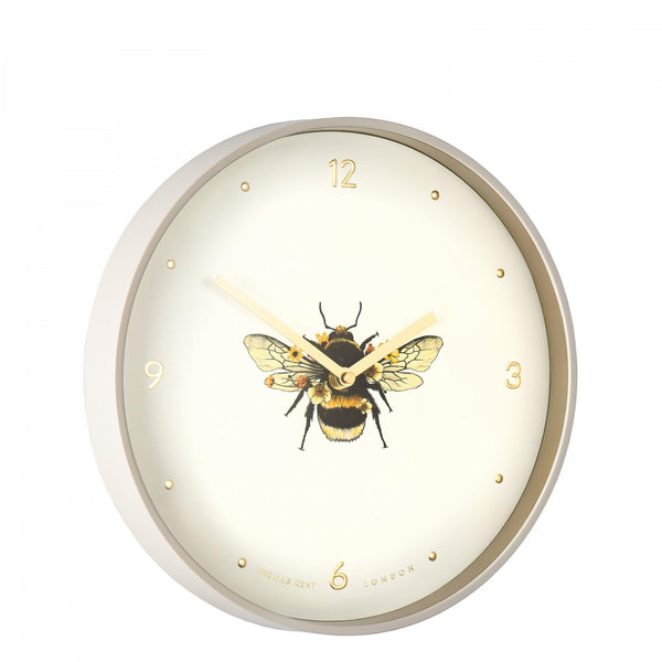 beau monde Thomas Kent 12'' Bee In Bloom Wall Clock