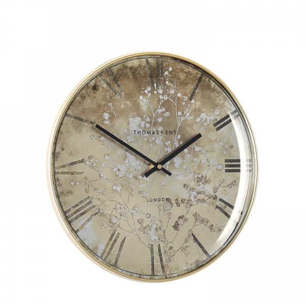 Beau Monde Thomas Kent 14'' Roma Wall Clock Gold