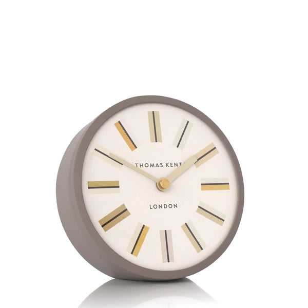 Beau Monde Thomas Kent 5" Swift Clock - Dusky Taupe