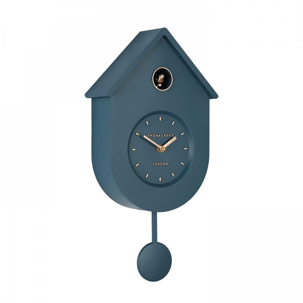Beau Monde Thomas Kent Cuckoo Navy Wall Clock
