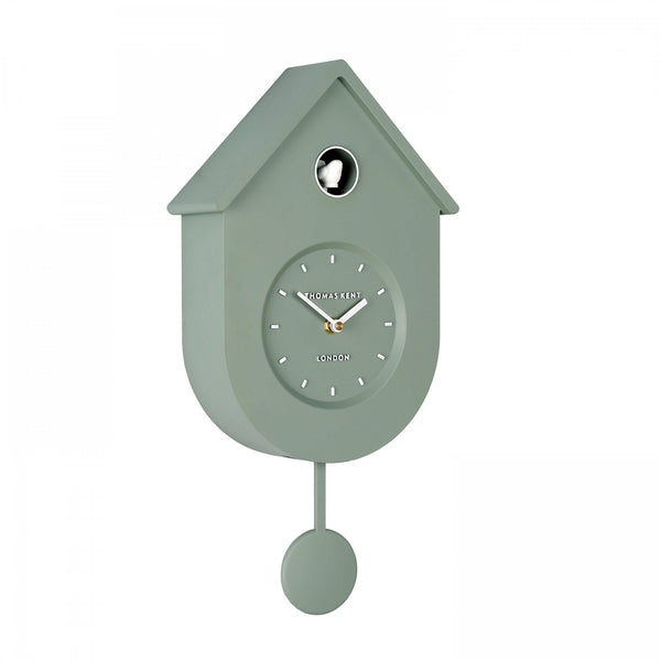 beau monde Thomas Kent Cuckoo Sage Wall Clock