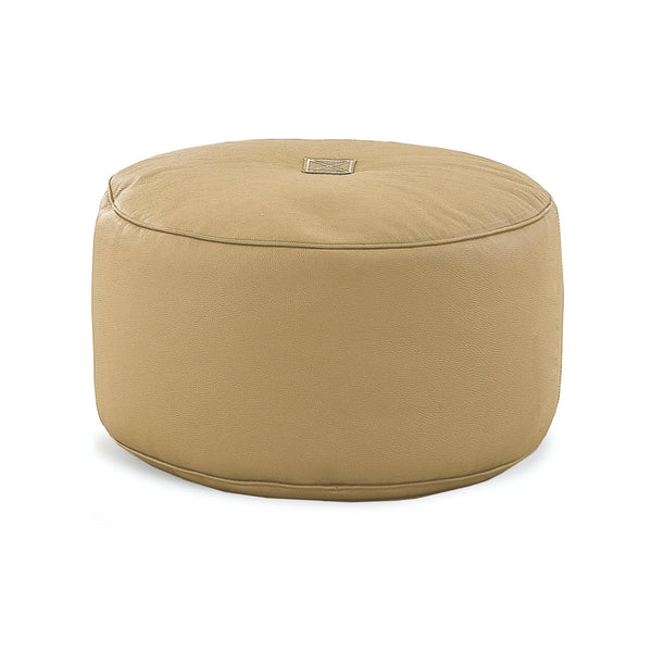 Beau Monde Trimm Copenhagen Tiny Moon Leather Pouf