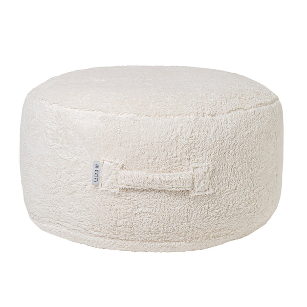beau monde Trimm Copenhagen Tiny Moon Pouf Teddy