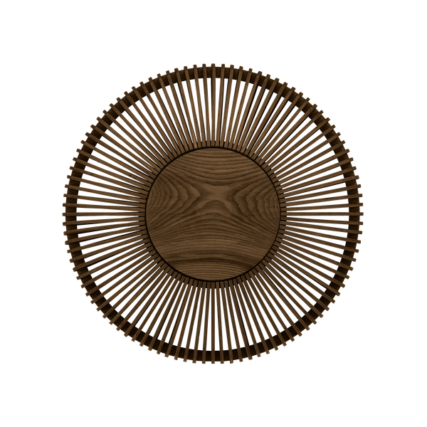 Beau Monde Umage Clava Up Wood Dark Oak Wall Light