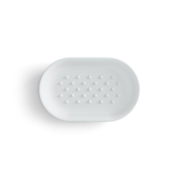 Beau Monde Umbra Junip Oval Soap Dish White