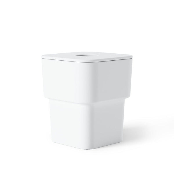 Beau Monde Umbra Scillae Bathroom Canister White