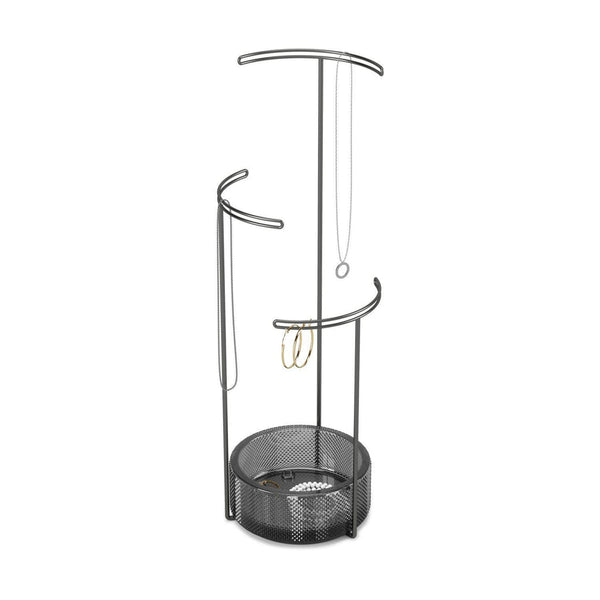 beau monde Umbra Tesora Jewellery Stand Smoke Grey