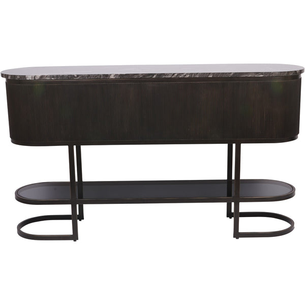beau monde Beaumonde Home Belvedere Black Console Table
