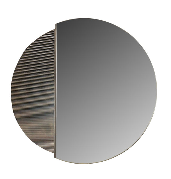 Beau Monde Beaumonde Home Belvedere Black Wall Mirror 90cm