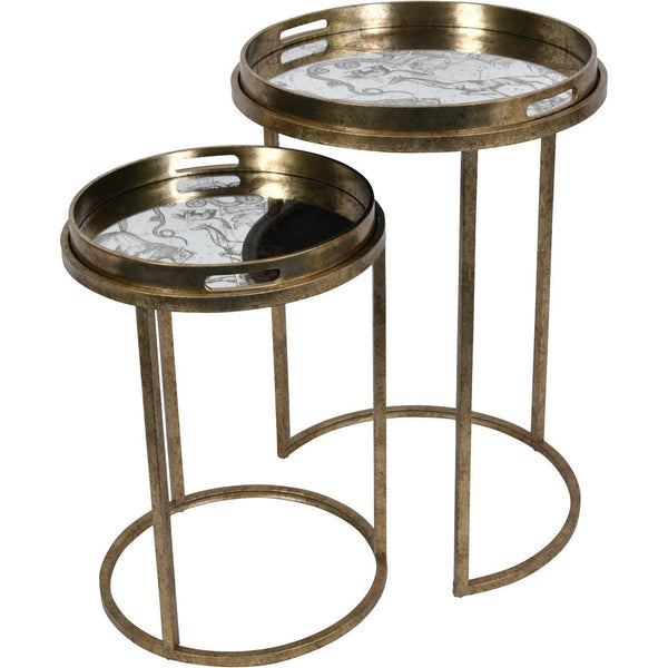 Beau Monde Beaumonde Home Constellation Map Tray Table Set