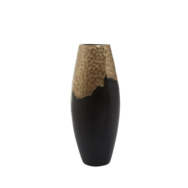beau monde Beaumonde Home Daito Small Black and Gold Vase