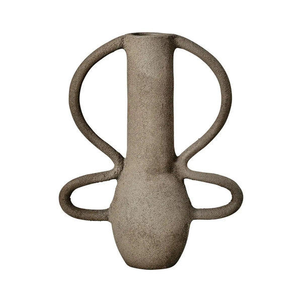 Beau Monde Beaumonde Home Derva Small Textured Grey Vase