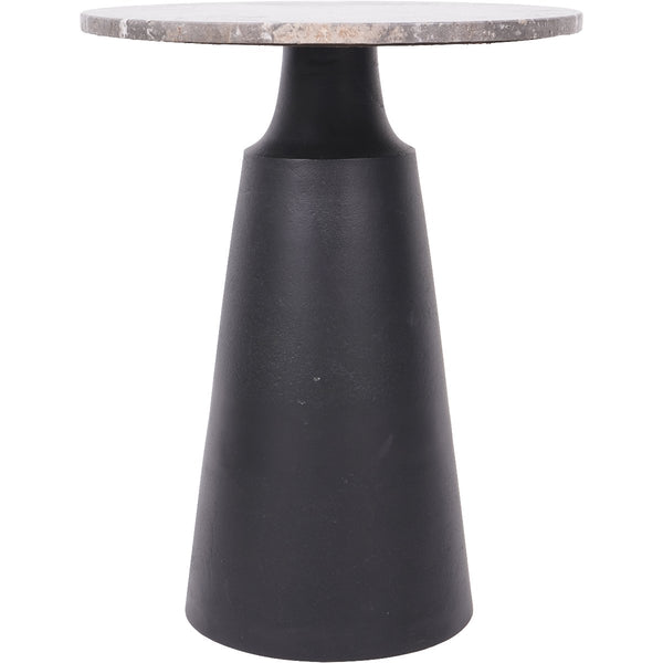 Beau Monde Beaumonde Home Emil Dark Travertine Side Table