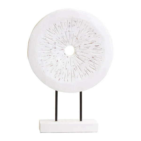 beau monde Beaumonde Home Faith Small White Sculpture