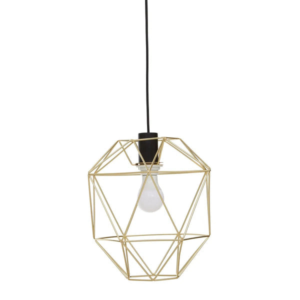 Beau Monde Beaumonde Home Geo Champagne Gold Pendant Light