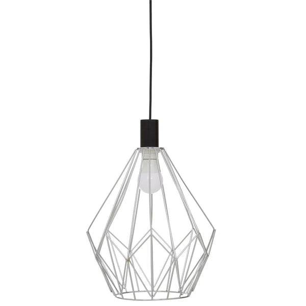 Beau Monde Beaumonde Home Geo Chrome Gold Frame Pendant Light