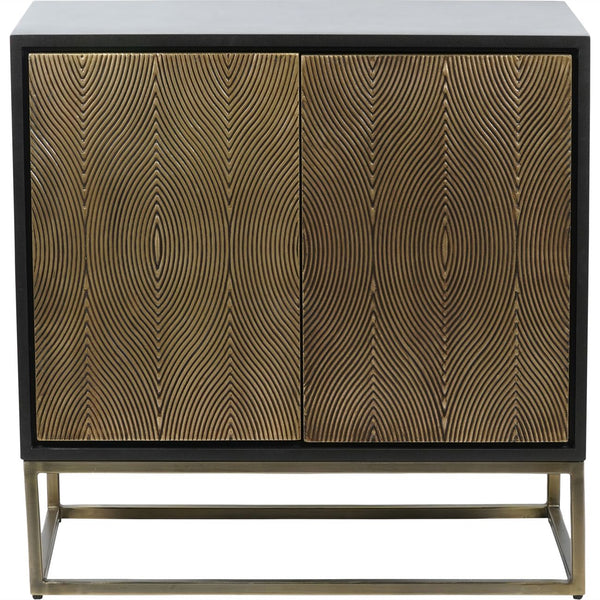 Beau Monde Beaumonde Home Izabella Embossed 2 Door Cabinet