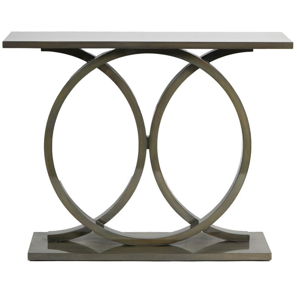 beau monde Beaumonde Home Lacquer Console Table - Olive