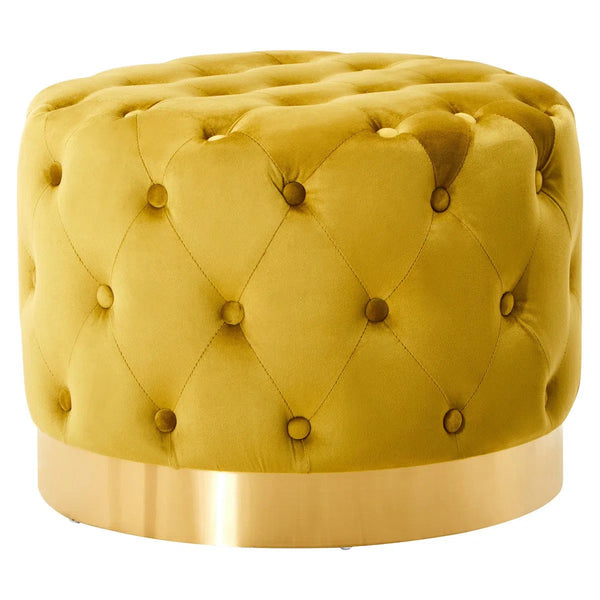 beau monde Beaumonde Home Lorenzo Pistachio Velvet Stool