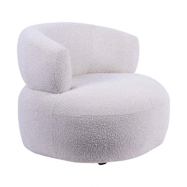 Beau Monde Beaumonde Home Luna Occasional Chair In Boucle