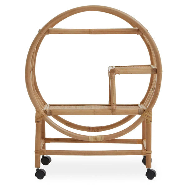 beau monde Beaumonde Home Mataram Rattan Bar Trolley