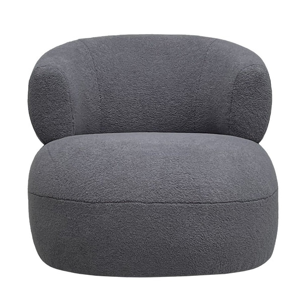 Beau Monde Beaumonde Home Monthly Promo Luna Chair In Boucle Grey