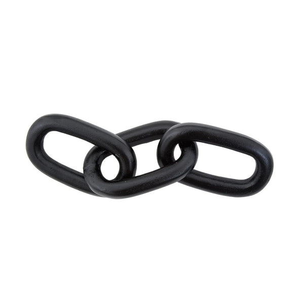 Beau Monde Beaumonde Home Prato Large Black Aluminium Chain Sculpture