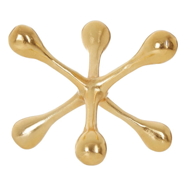 beau monde Beaumonde Home Pratz Gold Finish Jack Sculpture