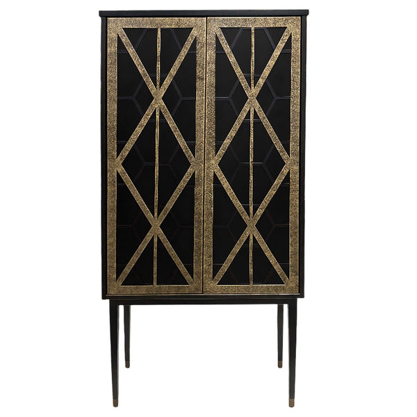 Beau Monde Beaumonde Home Reeno Fretwork Bar Cabinet
