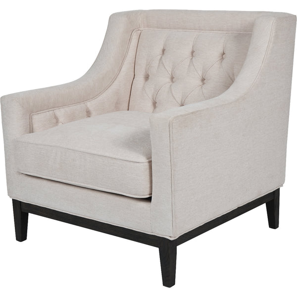 beau monde Beaumonde Home Soho Buttoned Armchair - Cream